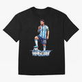 Messi Illustrated Style Drinking Mate ¨C Unique Design by The Goat Classic T-Shirt Represent Fans Who Live for FIFA World Cup 2026 Group Stage for Fans of Messi and Cristiano Ronaldo and Portugal, Bringing Champion Mindset, Group Stage Buzz,