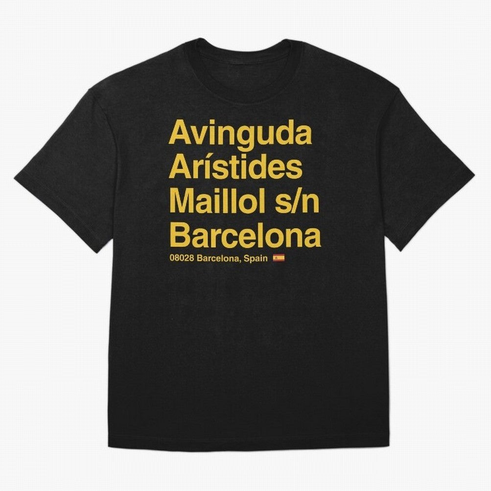 FC Barcelona Futbol Soccer Stadium Street Address Classic T-Shirt Step into FIFA World Cup 2026 Spirit, Centered on Argentina, France and Brazil, Messi and Cristiano Ronaldo, Goal Celebration Energy, Supporter Heritage, Football Icons and Worldwide