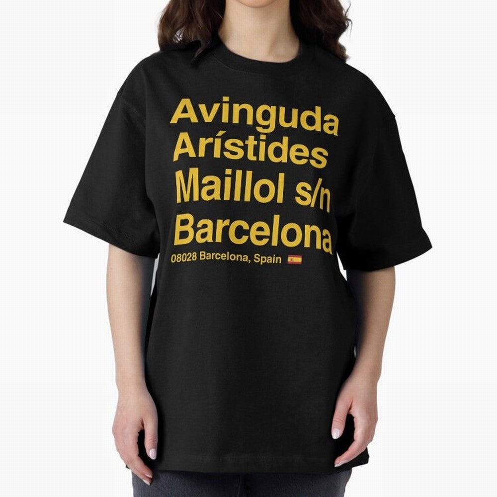 FC Barcelona Futbol Soccer Stadium Street Address Classic T-Shirt Step into FIFA World Cup 2026 Spirit, Centered on Argentina, France and Brazil, Messi and Cristiano Ronaldo, Goal Celebration Energy, Supporter Heritage, Football Icons and Worldwide