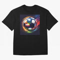 Soccer 2 Oversized T-Shirt Keep the Match Day Mood of FIFA World Cup 2026 USA Canada Mexico Spirit, Built around Argentina, Messi, CR7 and Mbappe, Goal Celebration Energy, Supporter Heritage, Football Icons and Worldwide Tournament Joy; Ideal for