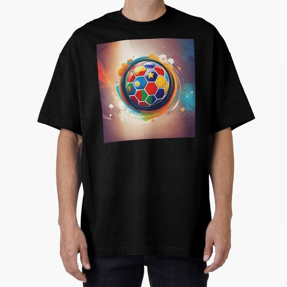 soccer 1 Oversized T-Shirt Bring Champion Energy into FIFA World Cup 2026 USA Canada Mexico Driven by Messi, Neymar and Mbappe, Brazil Energy, Game Day Rituals, Football Legends, Country Pride and the Road to the Final; Created for Match Day