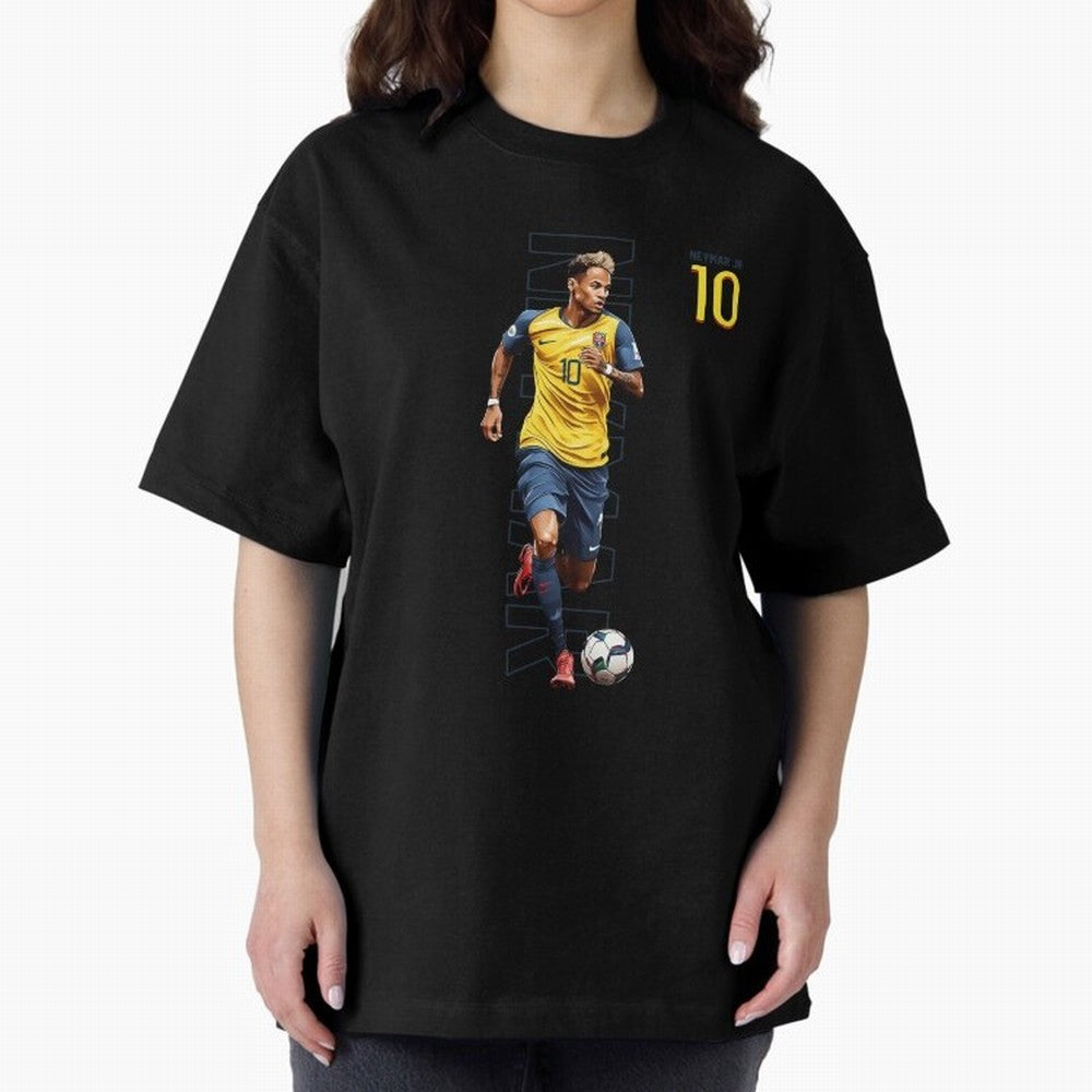 Neymar No. 10 Artwork For Tee/Sticker Essential T-Shirt Wear the Spirit of the FIFA World Cup 2026 USA Canada Mexico Journey through Cristiano Ronaldo, Haaland and CR7 Highlights, Spain Pride, Retro Football Energy, Iconic Rivalries, Trophy Chase