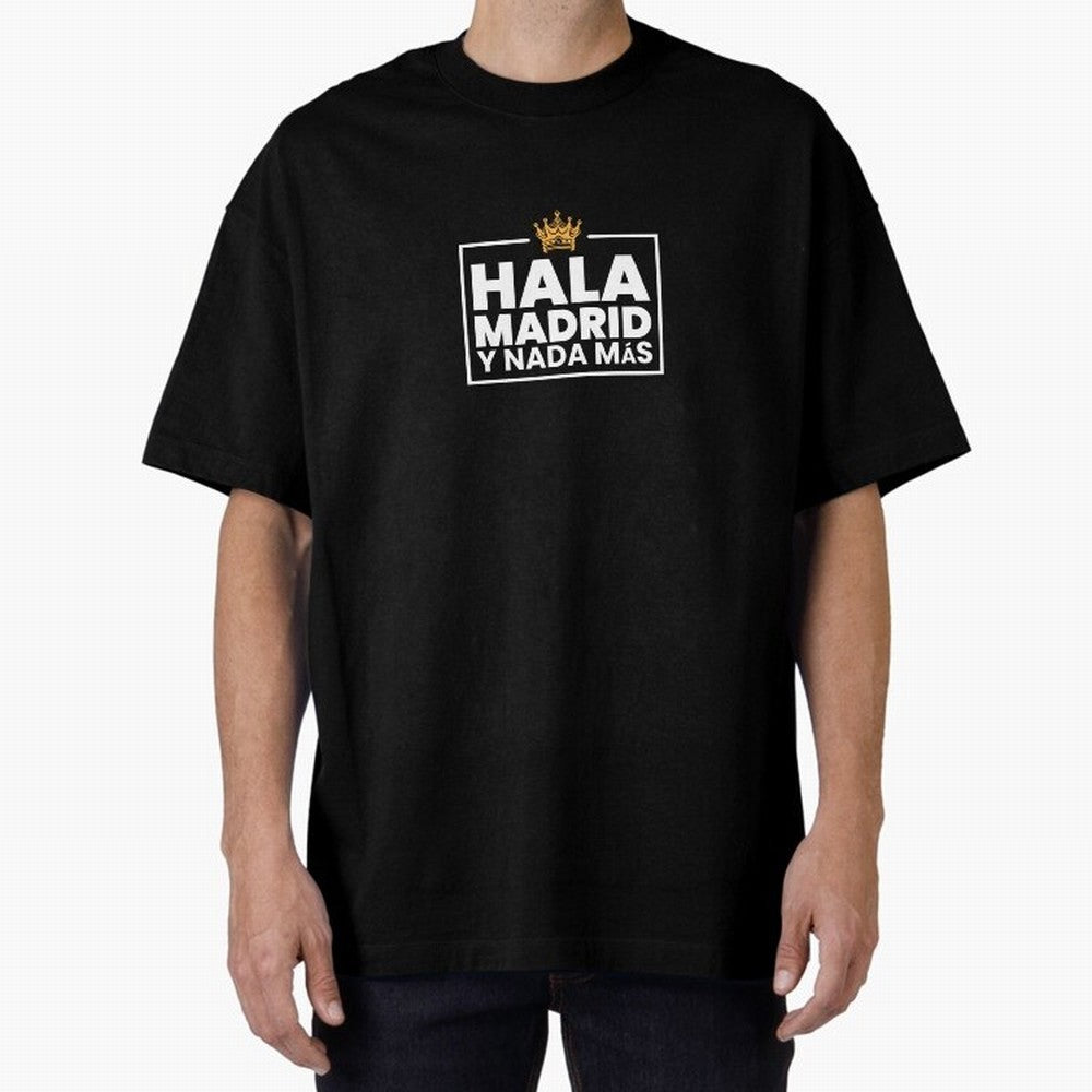 Hala Madrid Essential T-Shirt Follow FIFA World Cup 2026 for Fans of Mbappe and Spain, Bringing Retro Football Energy, Iconic Rivalries, Trophy Chase Drama and Stadium Atmosphere; Perfect for Supporters Who Want Bold Football Energy, Global Pride