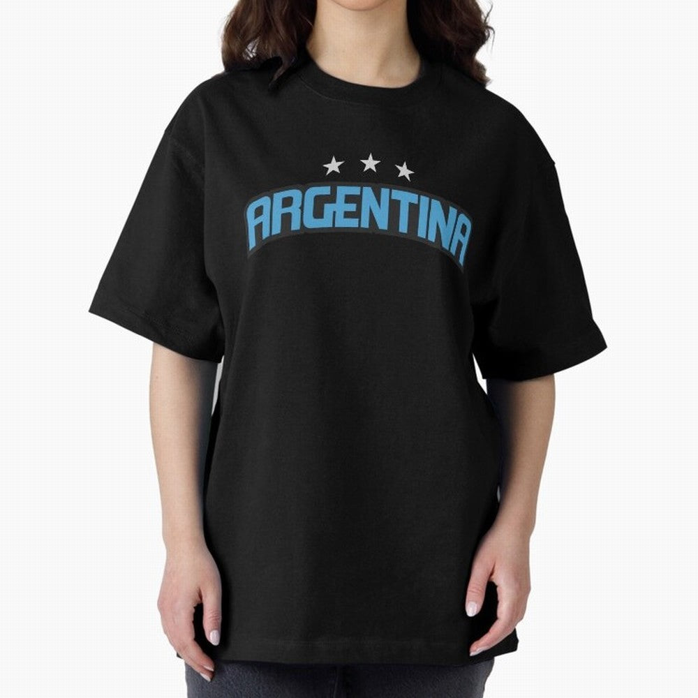Argentina 3 Stars Classic T-Shirt Relive Legendary Nights from Match Day Hype around FIFA World Cup 2026 Group Stage, Messi and Cristiano Ronaldo, Portugal, Spain and Germany, Championship Spirit, Famous Goals, Roaring Crowds and International