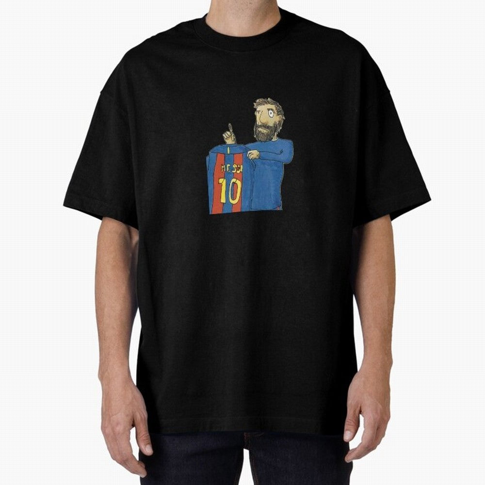Lionel Messi and the magic shirt Oversized T-Shirt Enjoy Global Football Passion for FIFA World Cup 2026 Group Stage, Connected to Neymar, Haaland and Cristiano Ronaldo, Germany, Global Supporter Spirit, Legendary Goals, National Colors and