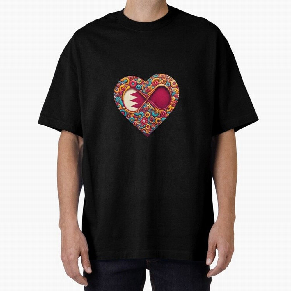 Qatar lover : From EgyApe Artists Oversized T-Shirt Get Ready for FIFA World Cup 2026 Spirit, with Brazil, Messi, CR7 and Mbappe, Tournament Hype, Historic Matchups, Family Viewing Parties and Global Sports Pride; Great for Watch Parties, Sports