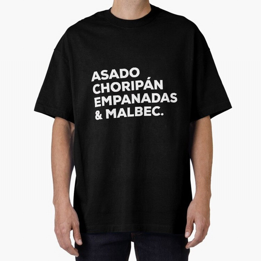 Argentine Cuisine Oversized T-Shirt Upgrade Match Day Hype around FIFA World Cup 2026 Group Stage, Messi, CR7 and Mbappe, Brazil, Stadium Chants, National Pride, Trophy Dreams and Unforgettable Football Memories; Perfect for Supporters Who Want