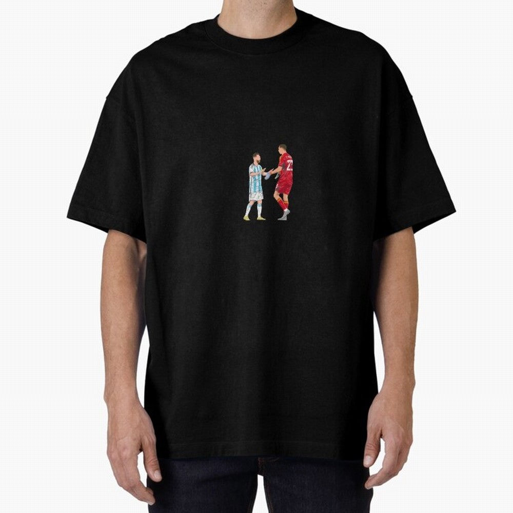 Lionel Messi and Emiliano Martinez Minimalist Classic T-Shirt Honor Champions and Dreams in the FIFA World Cup 2026 Group Stage Journey through Cristiano Ronaldo Highlights, France and Portugal Pride, Championship Spirit, Famous Goals, Roaring
