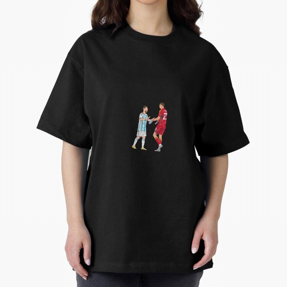 Lionel Messi and Emiliano Martinez Minimalist Classic T-Shirt Honor Champions and Dreams in the FIFA World Cup 2026 Group Stage Journey through Cristiano Ronaldo Highlights, France and Portugal Pride, Championship Spirit, Famous Goals, Roaring