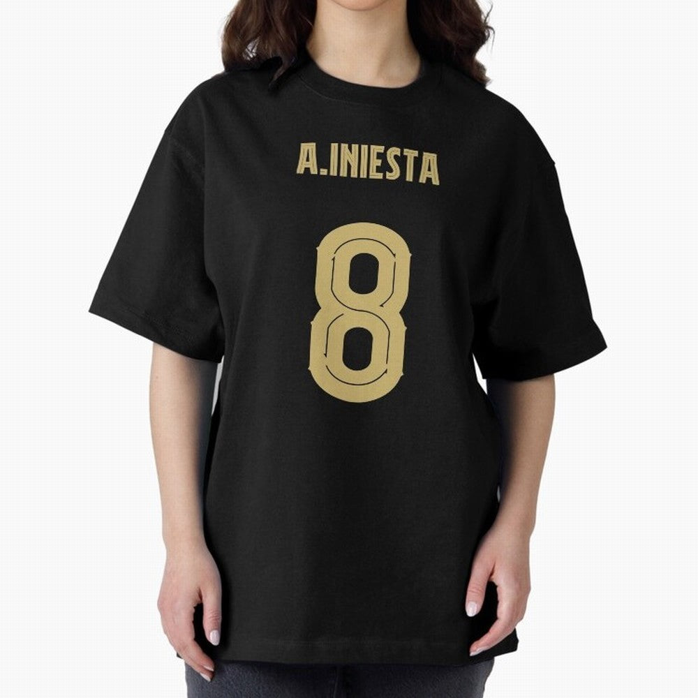Iniesta Barcelona 8 Classic T-Shirt Fuel Your Fan Pride for FIFA World Cup 2026 for Fans of Messi, CR7 and Mbappe and England, Bringing Retro Football Energy, Iconic Rivalries, Trophy Chase Drama and Stadium Atmosphere; Ideal for Fans Who Follow