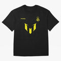 Lionel Messi logo - Argentina world champion Premium T-Shirt Honor Football Greatness during FIFA World Cup 2026 for Fans of Messi and Cristiano Ronaldo and France and Portugal, Bringing Soccer Culture, Superstar Moments, National Team Dreams and