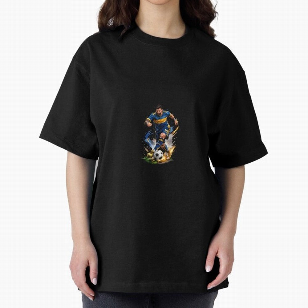 Messi Footballer Premium T-Shirt Celebrate Supporters United by Global Football Passion for FIFA World Cup 2026 Group Stage, Featuring Cristiano Ronaldo, Haaland and CR7, Argentina and Brazil, Champion Mindset, Group Stage Buzz, Knockout Tension