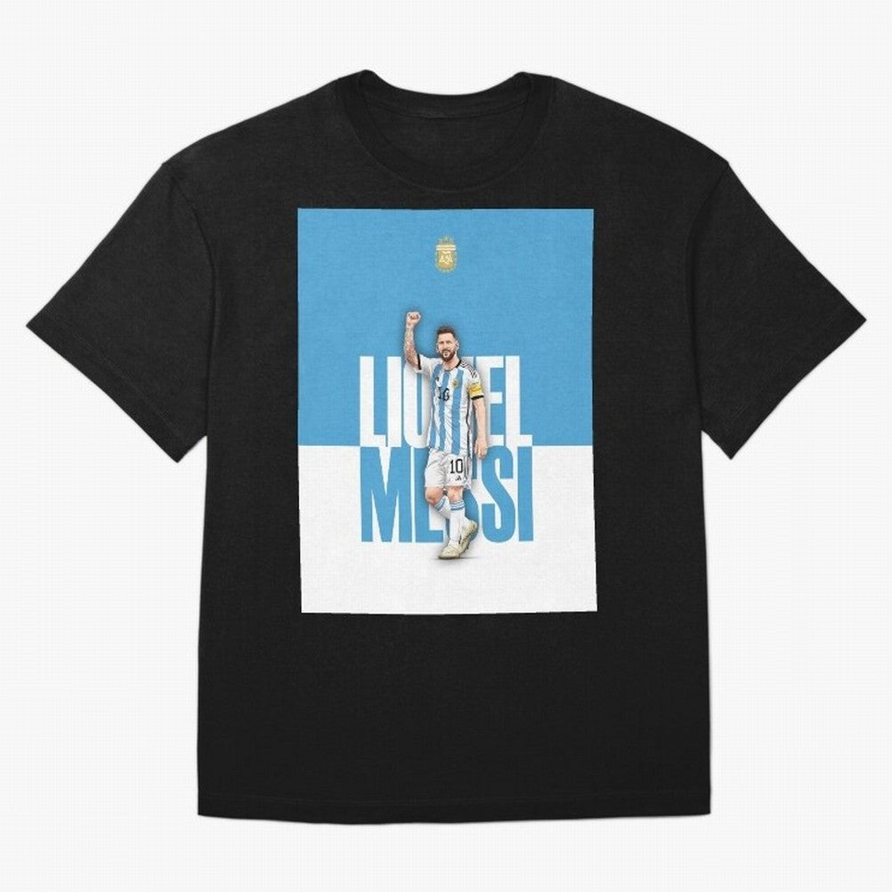 Lionel Messi - Iconic Soccer Legend Graphic T-Shirt Capture Global Football Passion for FIFA World Cup 2026 Group Stage, Capturing Neymar, Spain, Champion Mindset, Group Stage Buzz, Knockout Tension and Passionate Fan Culture; Ideal for Fans Who