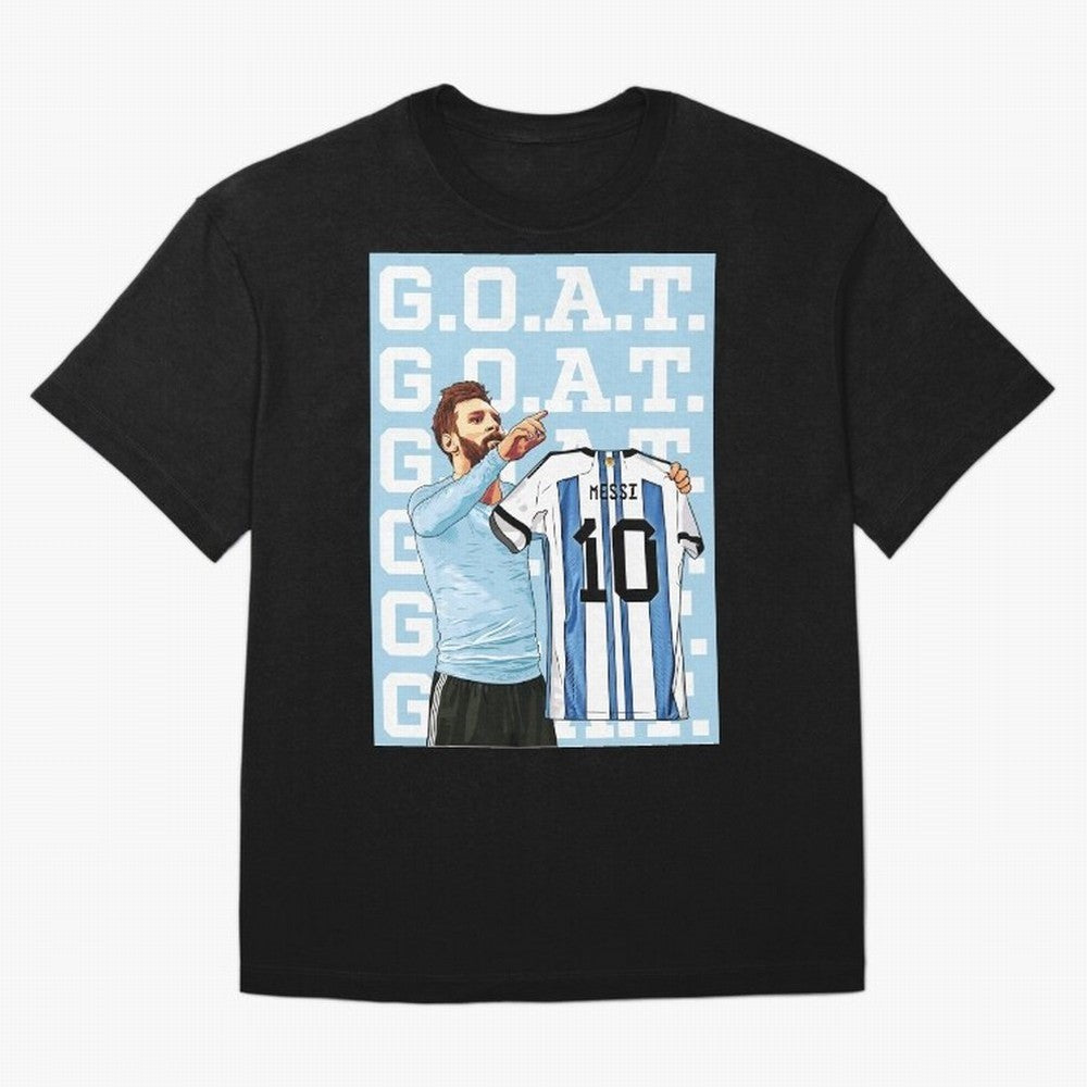 Lionel Messi Goat Premium T-Shirt Feel FIFA World Cup 2026 USA Canada Mexico Built around CR7 and Messi, Brazil Energy, Global Supporter Spirit, Legendary Goals, National Colors and Tournament Celebration; Built for Supporters Chasing Trophy