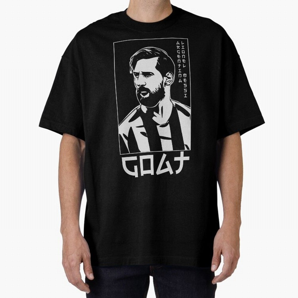 Lionel Messi Japanese Style Portrait art illustration Premium T-Shirt Celebrate Fan Favorites in Match Day Hype around FIFA World Cup 2026 Group Stage, Messi, CR7 and Mbappe, Germany, Sports Nostalgia, International Competition, Famous Players and