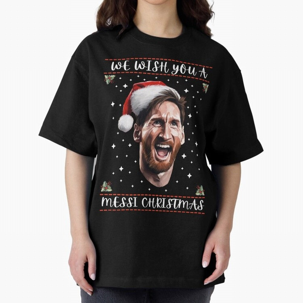 Messi Christmas Shirt ¨C Funny Football Holiday Gift | We Wish You a Messi Christmas Active T-Shirt Feel the Heartbeat of Match Day Hype around FIFA World Cup 2026 Group Stage, Haaland, France, Tournament Hype, Historic Matchups, Family Viewing