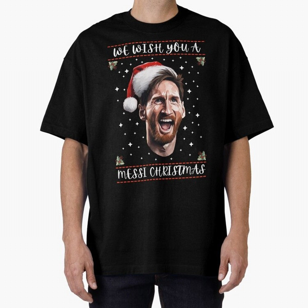 Messi Christmas Shirt ¨C Funny Football Holiday Gift | We Wish You a Messi Christmas Active T-Shirt Feel the Heartbeat of Match Day Hype around FIFA World Cup 2026 Group Stage, Haaland, France, Tournament Hype, Historic Matchups, Family Viewing