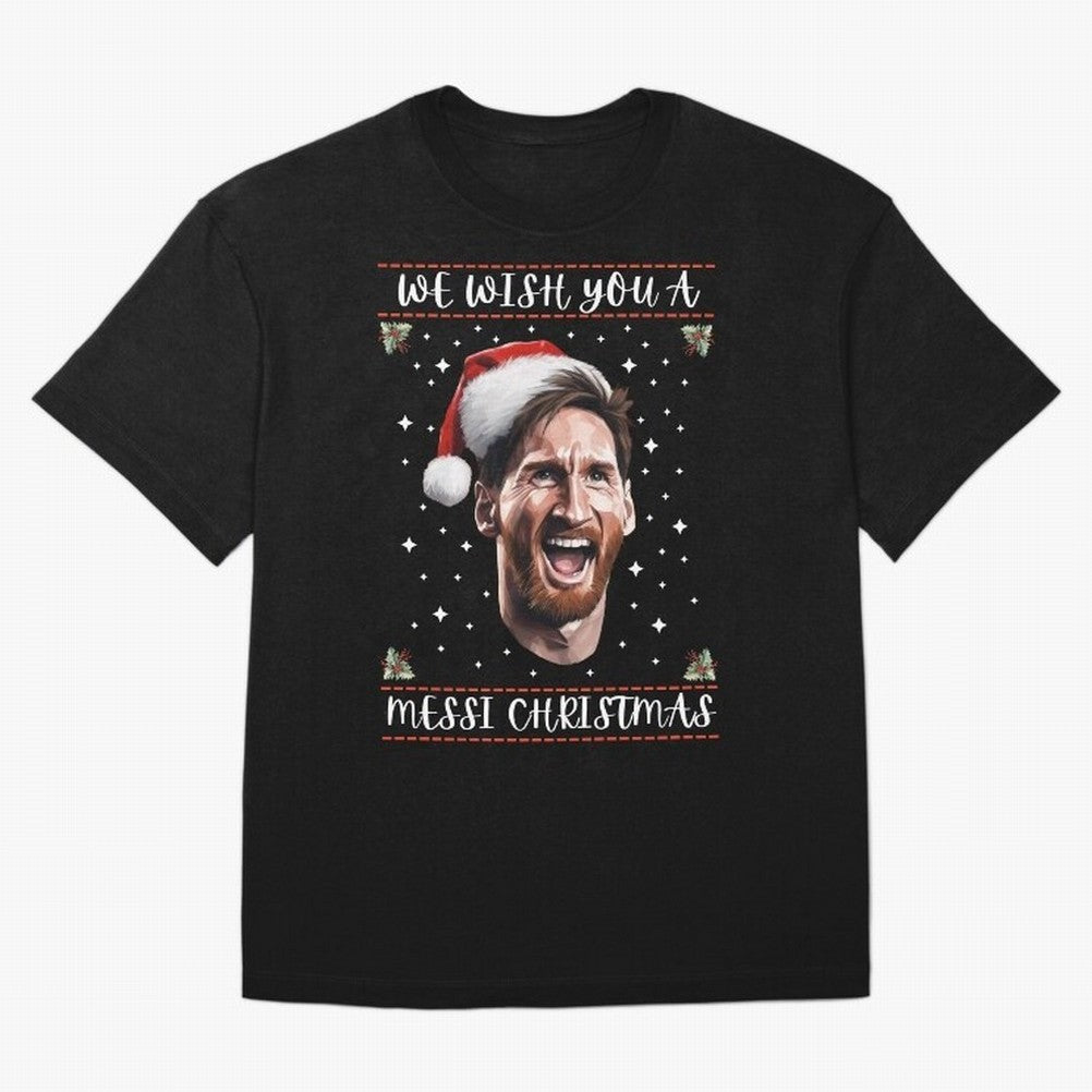 Messi Christmas Shirt ¨C Funny Football Holiday Gift | We Wish You a Messi Christmas Active T-Shirt Feel the Heartbeat of Match Day Hype around FIFA World Cup 2026 Group Stage, Haaland, France, Tournament Hype, Historic Matchups, Family Viewing