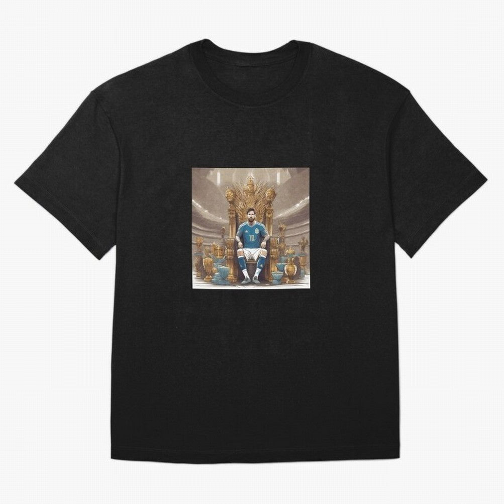 Messi Argentina Futbol Soccer King T-Shirt Classic T-Shirt Share the Excitement of Match Day Hype around FIFA World Cup 2026 USA Canada Mexico, Mbappe, England, Retro Football Energy, Iconic Rivalries, Trophy Chase Drama and Stadium Atmosphere;