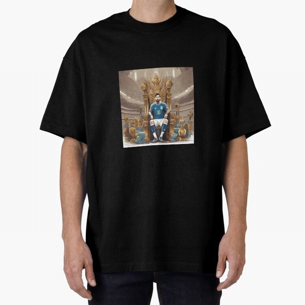 Messi Argentina Futbol Soccer King T-Shirt Classic T-Shirt Share the Excitement of Match Day Hype around FIFA World Cup 2026 USA Canada Mexico, Mbappe, England, Retro Football Energy, Iconic Rivalries, Trophy Chase Drama and Stadium Atmosphere;