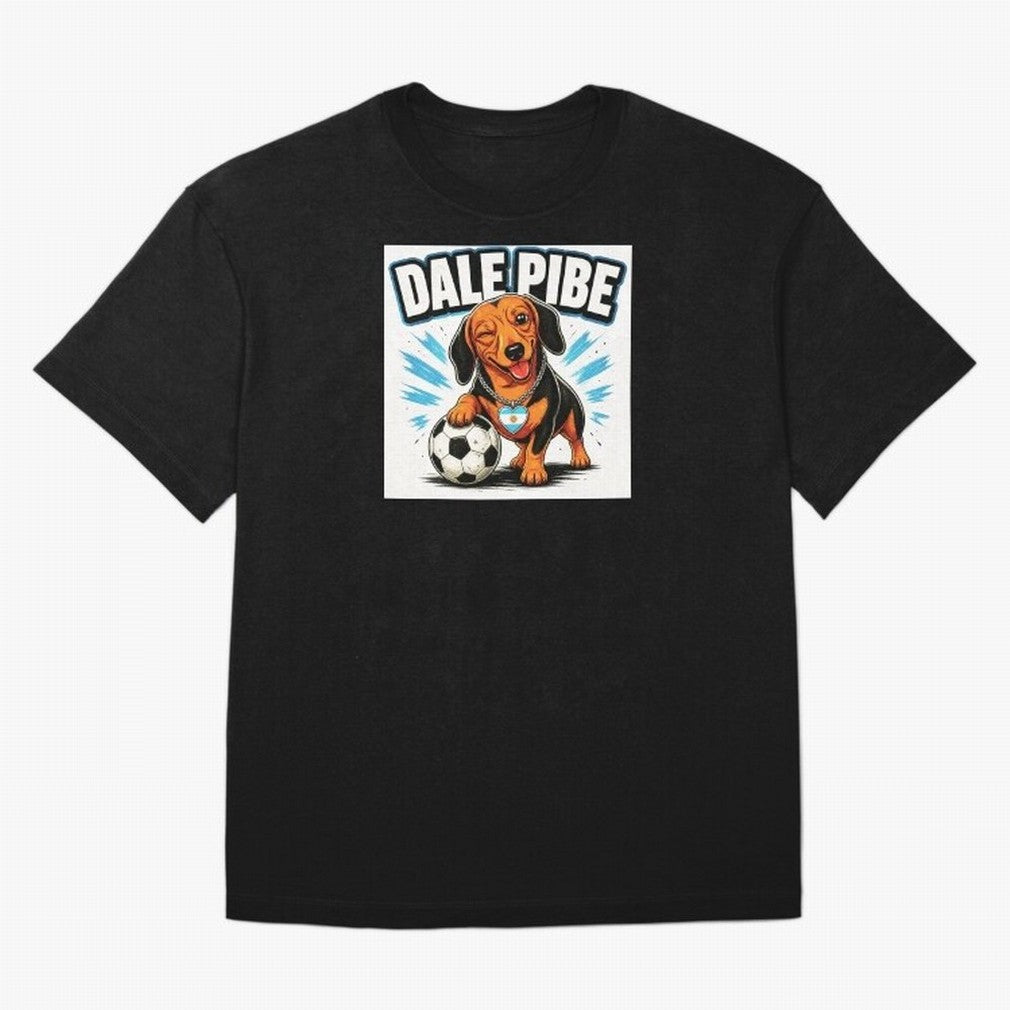 Argentine Soccer Dachshund - Dale Pibe Classic T-Shirt Feel FIFA World Cup 2026 Group Stage Highlighting Haaland, Spain and Netherlands Energy, Game Day Rituals, Football Legends, Country Pride and the Road to the Final; Great for Watch Parties,
