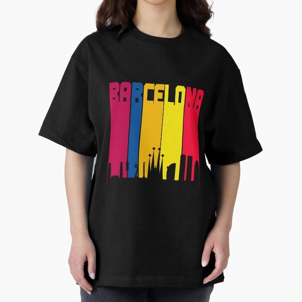 Barcelona Skyline BCN Catalunya Classic T-Shirt Celebrate Golden Goal Energy in FIFA World Cup 2026 for Fans of Messi, CR7 and Mbappe and Spain and Netherlands, Bringing Match Day Excitement, Supporter Culture, Golden Goals and Global Football