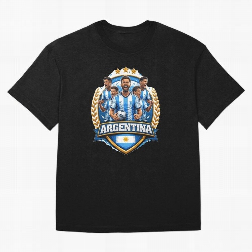 Argentina Football Pride- Albiceleste Soccer Classic T-Shirt Carry National Pride through the FIFA World Cup 2026 USA Canada Mexico Journey through Cristiano Ronaldo, Haaland and CR7 Highlights, Netherlands Pride, Championship Spirit, Famous Goals,