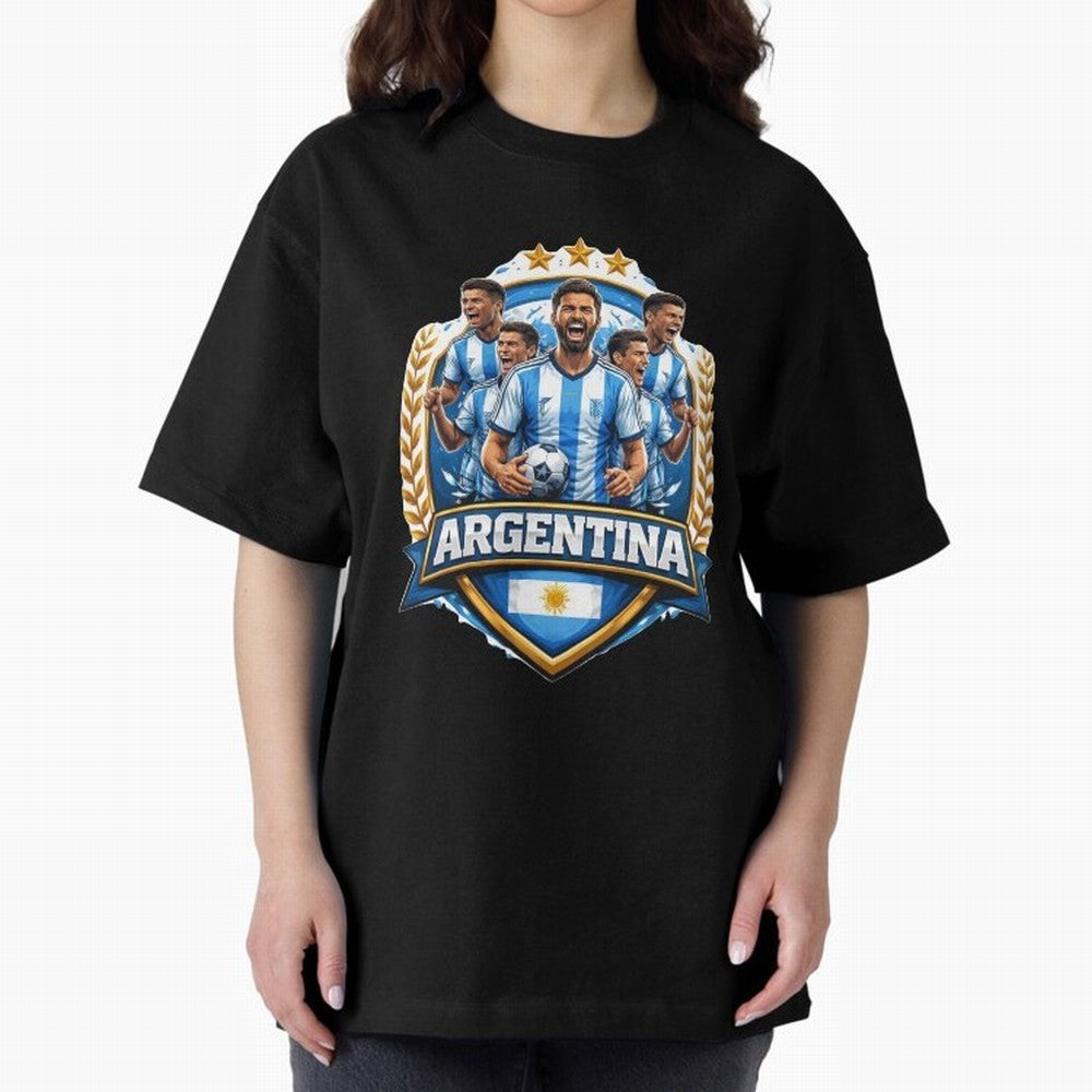 Argentina Football Pride- Albiceleste Soccer Classic T-Shirt Carry National Pride through the FIFA World Cup 2026 USA Canada Mexico Journey through Cristiano Ronaldo, Haaland and CR7 Highlights, Netherlands Pride, Championship Spirit, Famous Goals,