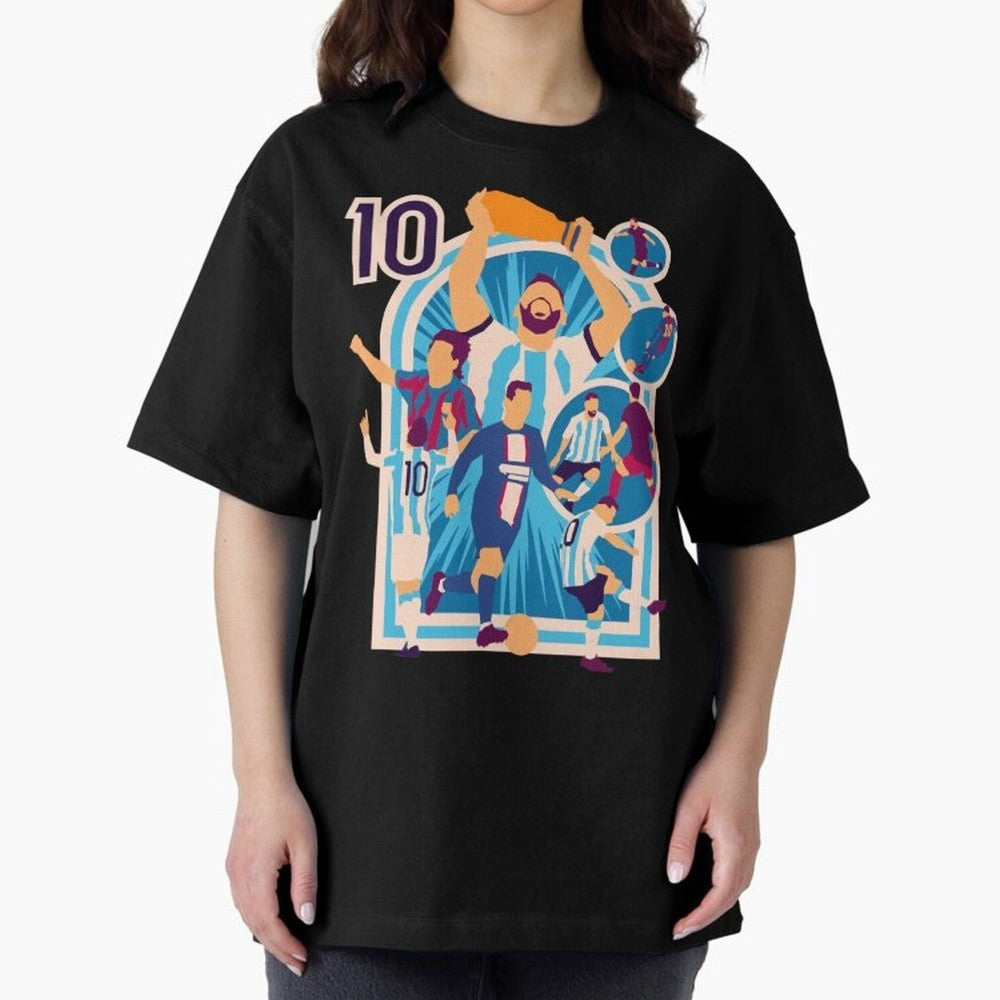Messi - The Goat Classic T-Shirt Capture Global Football Passion for FIFA World Cup 2026 Group Stage, Inspired by Neymar, Haaland and Cristiano Ronaldo, England, France and Netherlands, Global Supporter Spirit, Legendary Goals, National Colors and