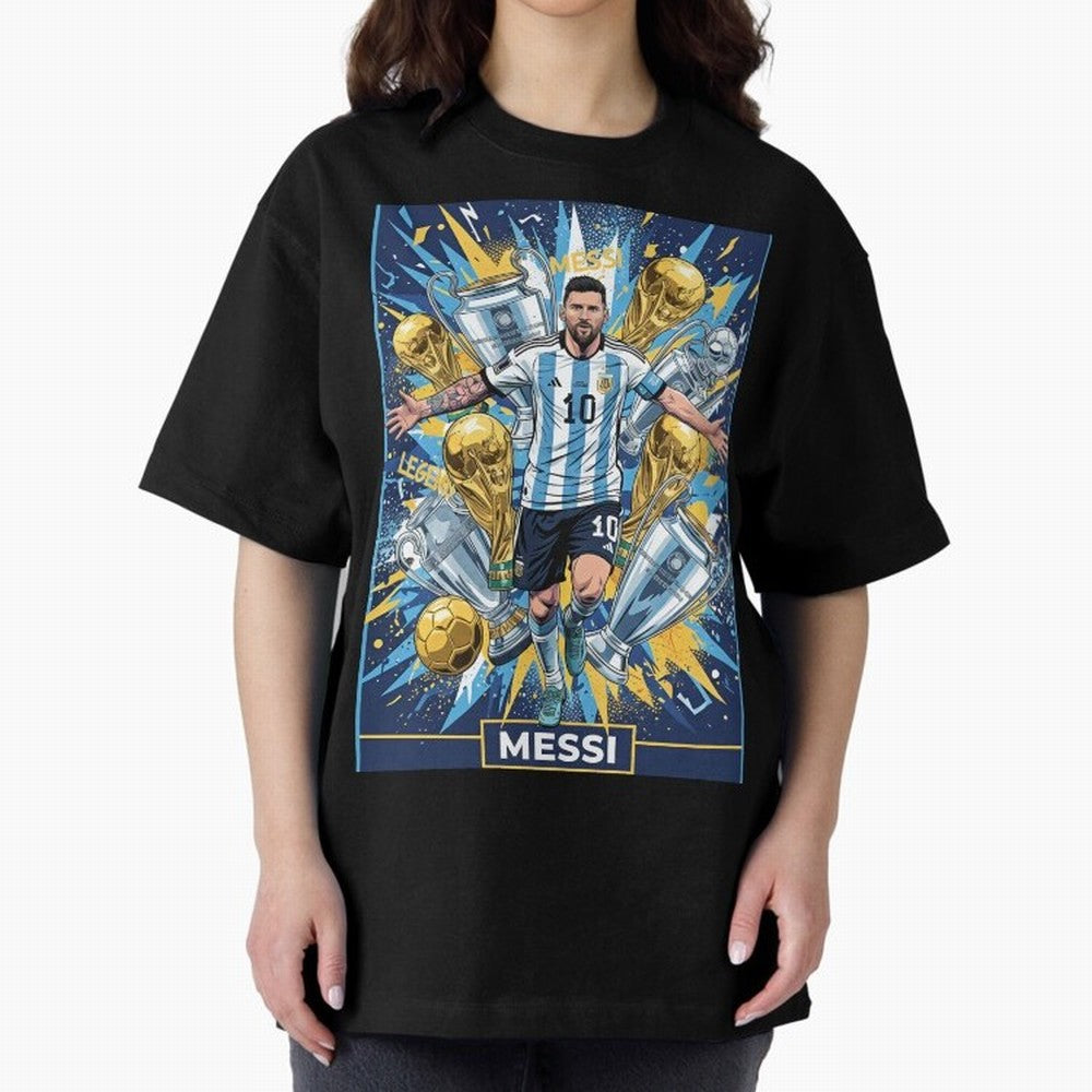 MESSI The Golden Legend Classic T-Shirt Step into FIFA World Cup 2026 USA Canada Mexico for Fans of Neymar and France, Bringing Championship Spirit, Famous Goals, Roaring Crowds and International Football Unity; Made for Die Hard Supporters, Soccer