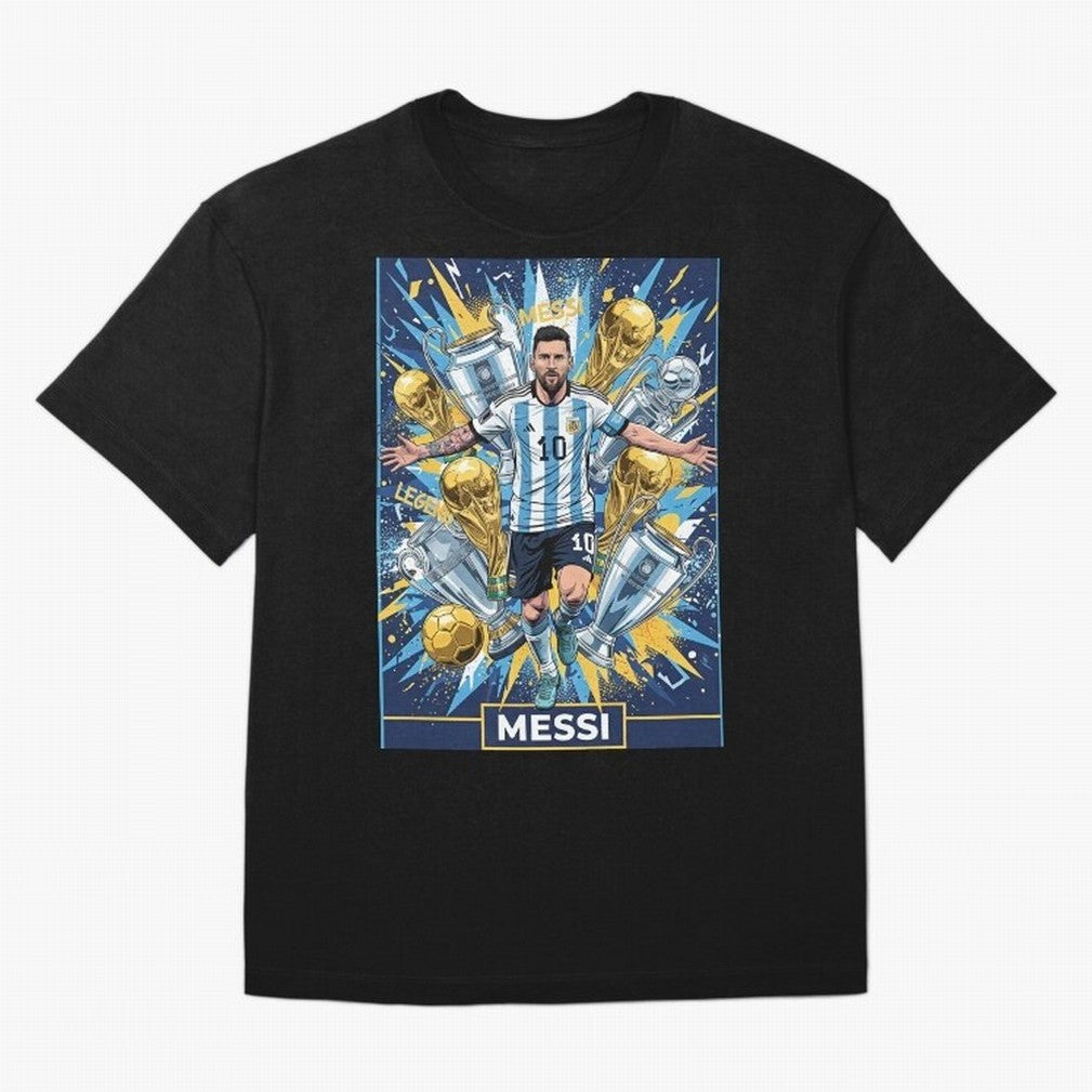MESSI The Golden Legend Classic T-Shirt Step into FIFA World Cup 2026 USA Canada Mexico for Fans of Neymar and France, Bringing Championship Spirit, Famous Goals, Roaring Crowds and International Football Unity; Made for Die Hard Supporters, Soccer