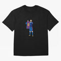 Messi Iconic Celebration Pixel Classic T-Shirt Show Support during the FIFA World Cup 2026 USA Canada Mexico Journey through Neymar Highlights, England and Germany Pride, Match Day Excitement, Supporter Culture, Golden Goals and Global Football