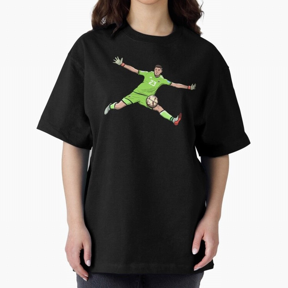 Emi 'Dibu' Martinez, the Heroic Save! Classic T-Shirt Celebrate Match Day Hype around FIFA World Cup 2026, Messi and Cristiano Ronaldo, England, France and Netherlands, Vintage Soccer Flavor, Modern Football Stars, National Flags and Final Night