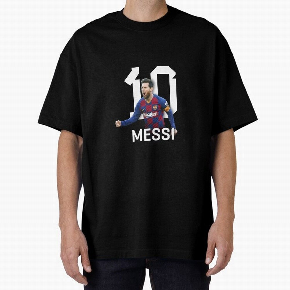 Leo Messi Oversized T-Shirt Get Ready for Global Football Passion for FIFA World Cup 2026, Made for Neymar, Haaland and Cristiano Ronaldo, France, Sports Nostalgia, International Competition, Famous Players and Unforgettable Victories; Perfect for