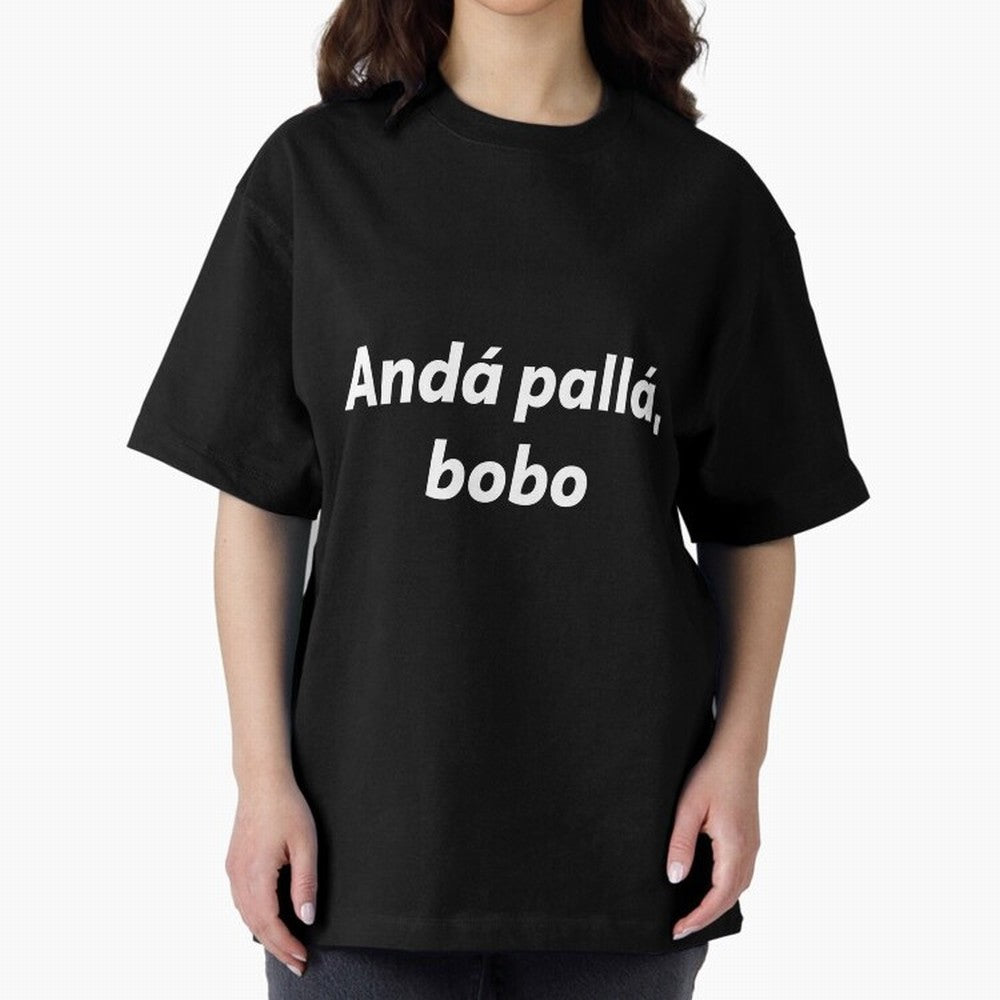 Anda palla bobo, anda para alla bobo, lionel messi enojado Oversized T-Shirt Show Your Stadium Side during Global Football Passion for FIFA World Cup 2026 Group Stage, Centered on Haaland and Mbappe, Portugal, Champion Mindset, Group Stage Buzz,