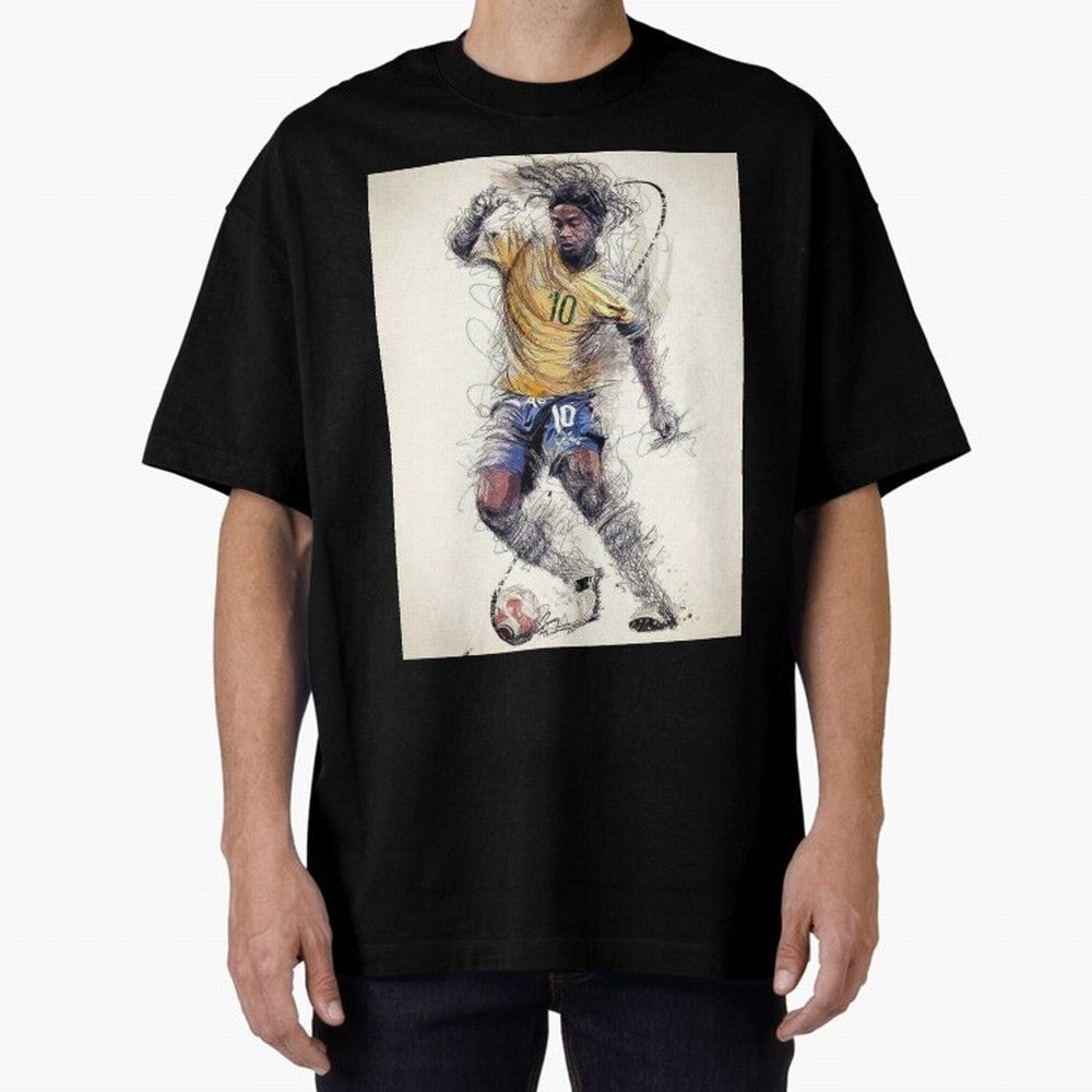 Ronaldinho Classic T-Shirt Bring Trophy Dreams to FIFA World Cup 2026 Spirit, Filled with Spain and Netherlands, Cristiano Ronaldo, Classic Soccer Heritage, Championship Pressure, Fan Loyalty and International Pride; Made for Collectors Who Enjoy