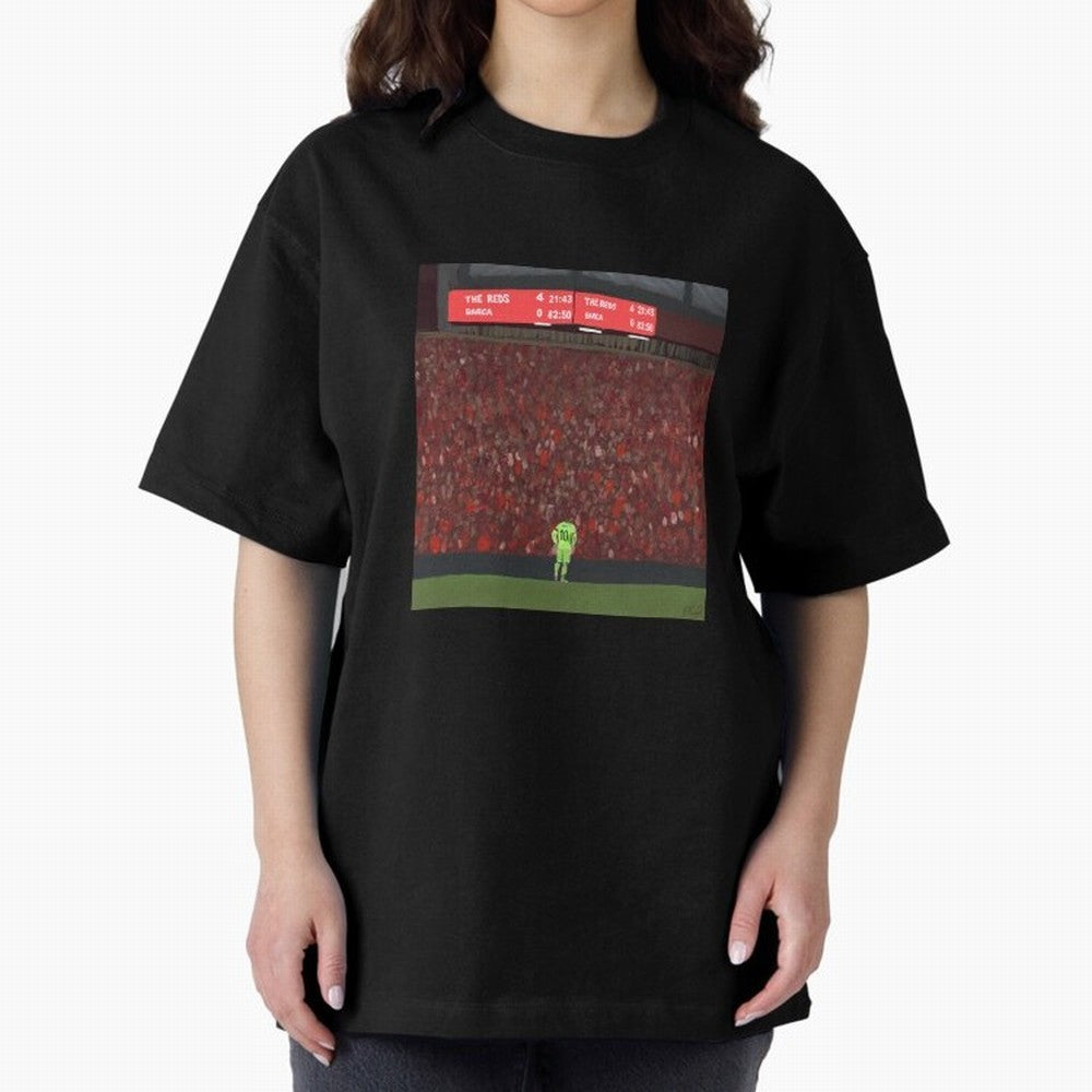 Liverpool 4-0 Barcelona painting Classic T-Shirt Bring FIFA World Cup 2026 USA Canada Mexico Spirit, Connected to Portugal, Spain and Germany, Messi, CR7 and Mbappe, Goal Celebration Energy, Supporter Heritage, Football Icons and Worldwide