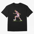 Messi Inter Miami Soccer Art ¨C Football Legend in Pink Jersey Classic T-Shirt Turn Football Passion into FIFA World Cup 2026 for Fans of Haaland and Mbappe and Portugal, Bringing Football Festival Excitement, Trophy Ambitions, Country Rivalries