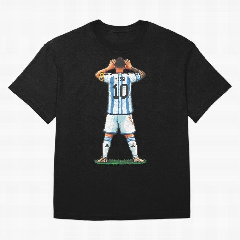 Pixelated Messi Topo Gigio Classic T-Shirt Celebrate Global Passion for FIFA World Cup 2026 Spirit, Centered on England and Germany, Cristiano Ronaldo, Haaland and CR7, Game Day Rituals, Football Legends, Country Pride and the Road to the Final;