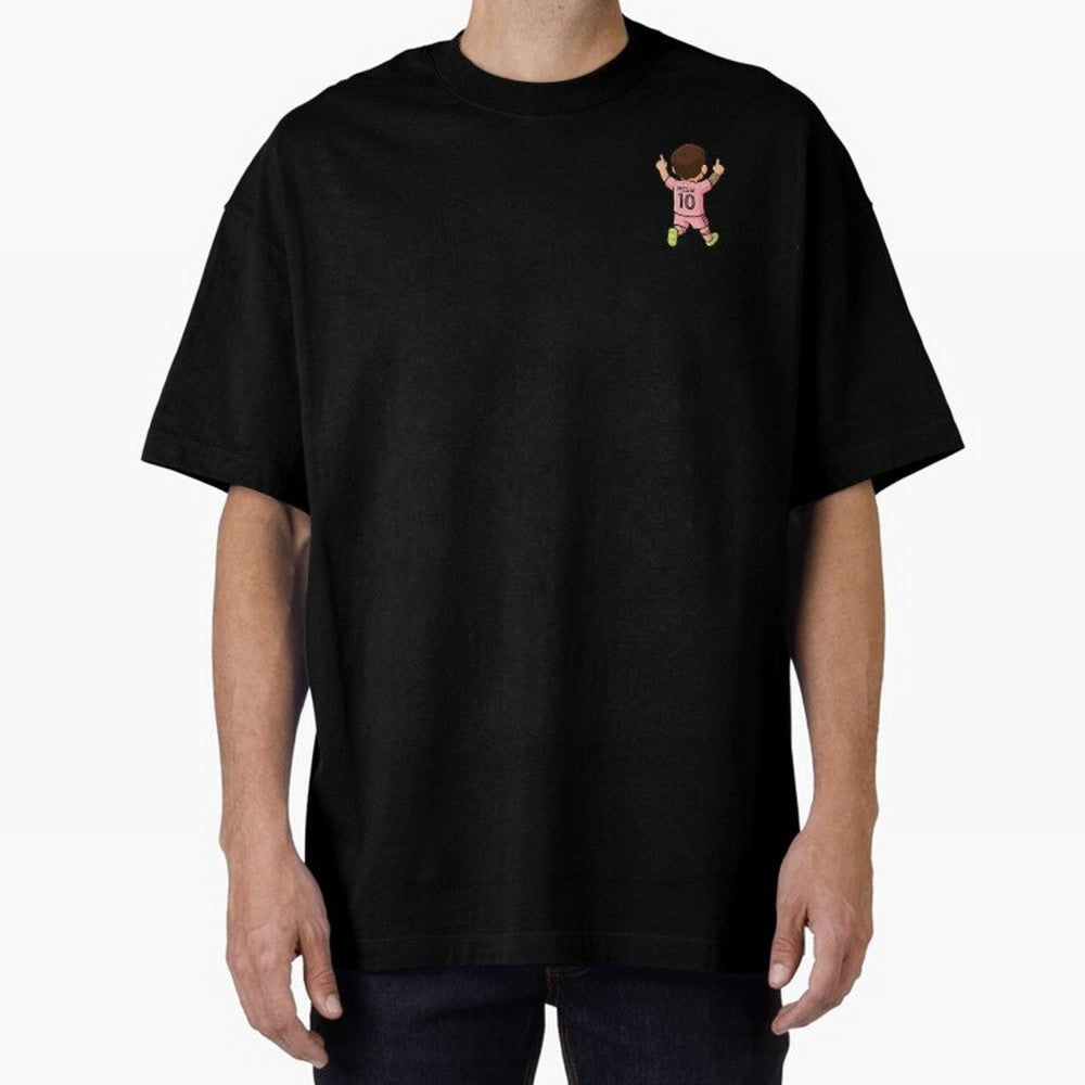 LEO MESSI MIAMI CELEBRATION BACK | CHIBI STICKER Classic T-Shirt Mark Global Football Passion for FIFA World Cup 2026 USA Canada Mexico, Built around Haaland, France and Portugal, Goal Celebration Energy, Supporter Heritage, Football Icons and