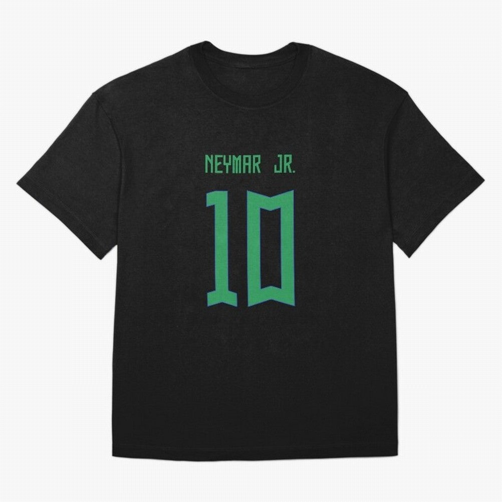 Neymar Jr Brazil Home Jersey 2023 Classic T-Shirt Keep the Legacy of FIFA World Cup 2026 USA Canada Mexico for Fans of CR7 and Messi and Spain and Netherlands, Bringing Classic Soccer Heritage, Championship Pressure, Fan Loyalty and International