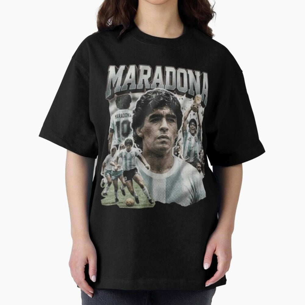 Maradona Eternal ¨C Argentina Legend Classic T-Shirt Carry the Dream of the FIFA World Cup 2026 USA Canada Mexico Journey through Cristiano Ronaldo Highlights, Argentina and Brazil Pride, Worldwide Fan Energy, Dramatic Goals, Stadium Lights and