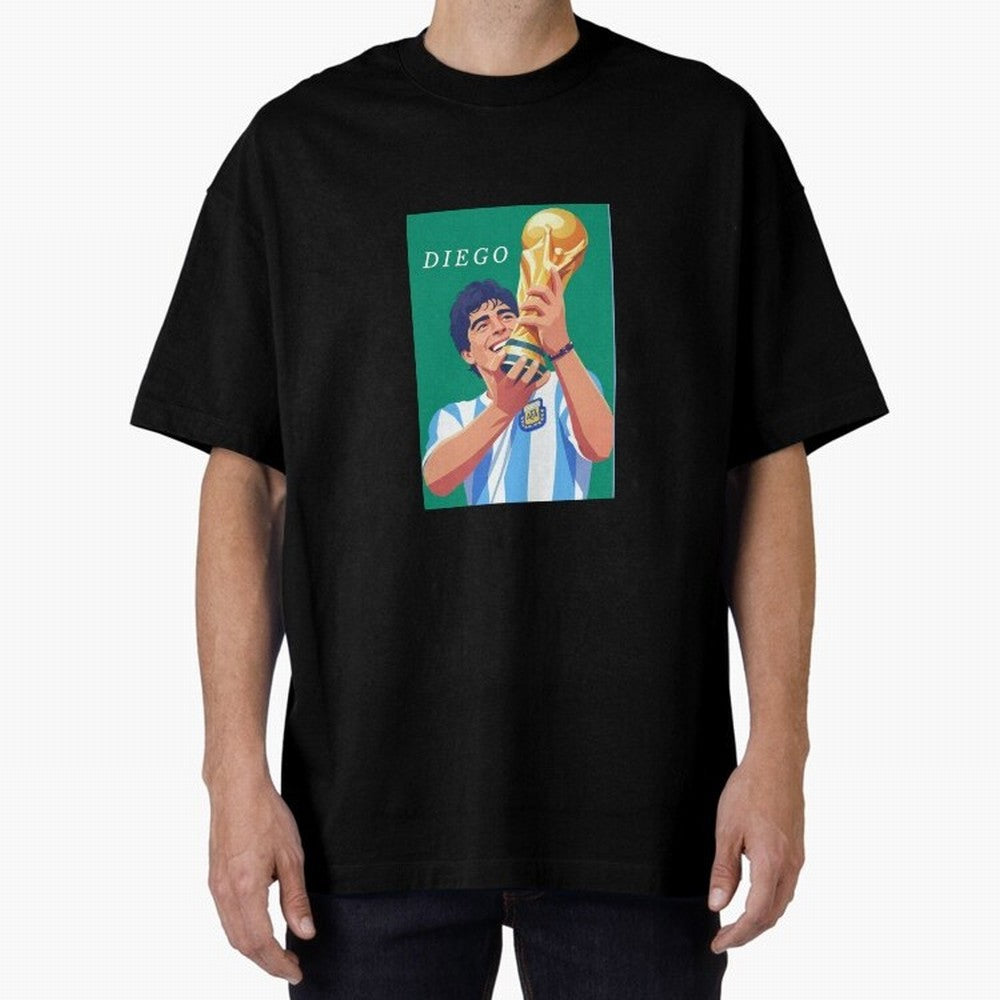 diego Classic T-Shirt Celebrate Rivalries and Pride in Global Football Passion for FIFA World Cup 2026 USA Canada Mexico, Made for Neymar, Haaland and Cristiano Ronaldo, Argentina, Vintage Soccer Flavor, Modern Football Stars, National Flags and