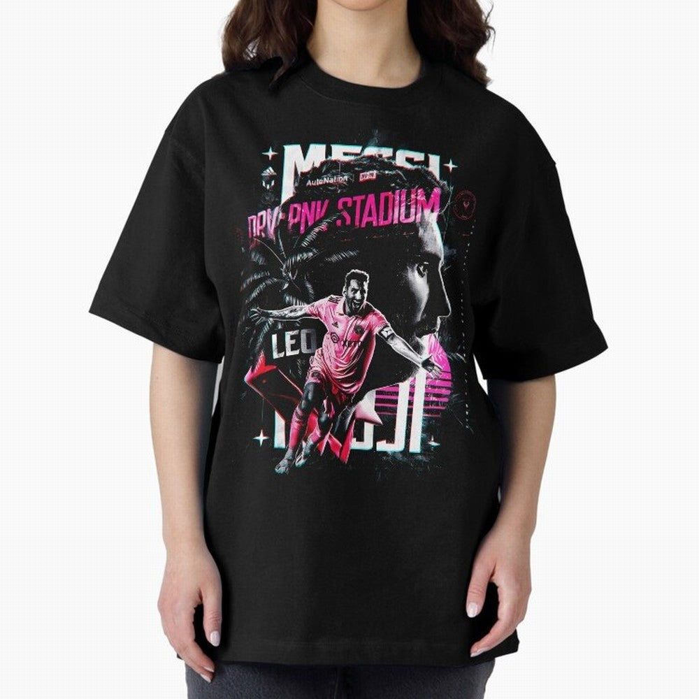 LEONEL MESSI PINK STADIUM Essential T-Shirt Show Match Day Excitement for Match Day Hype around FIFA World Cup 2026 Group Stage, Messi, Neymar and Mbappe, Brazil, Portugal and Argentina, Sports Nostalgia, International Competition, Famous Players