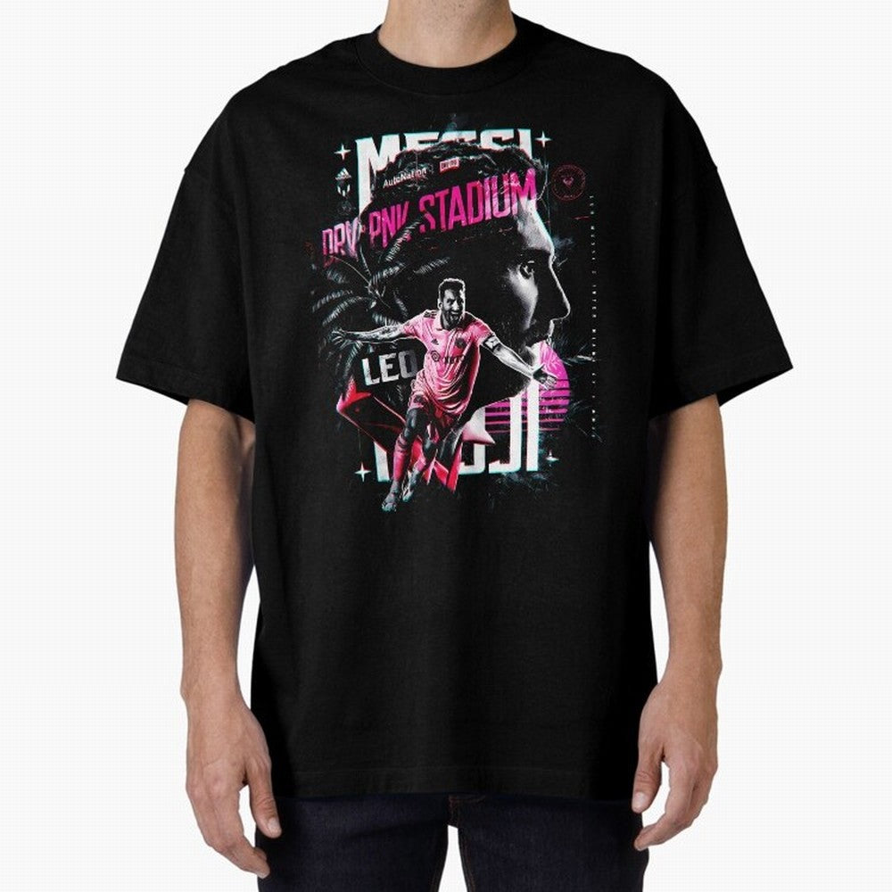LEONEL MESSI PINK STADIUM Essential T-Shirt Show Match Day Excitement for Match Day Hype around FIFA World Cup 2026 Group Stage, Messi, Neymar and Mbappe, Brazil, Portugal and Argentina, Sports Nostalgia, International Competition, Famous Players
