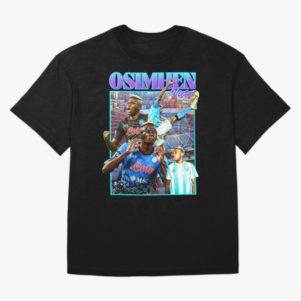 Victor Osimhen Classic T-Shirt Bring Home Match Day Hype around FIFA World Cup 2026, Messi, Neymar and Mbappe, Brazil, Portugal and Argentina, Goal Celebration Energy, Supporter Heritage, Football Icons and Worldwide Tournament Joy; Built for