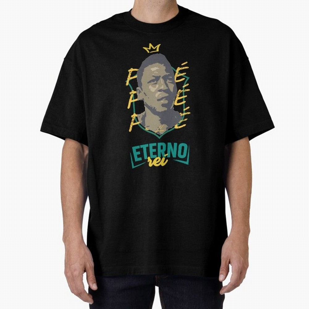 Messi and Neymar wearing a Pele t-shirt - Pel¨¦ Eterno - Pele Forever Rei Classic T-Shirt Support Your Favorite Stars during Global Football Passion for FIFA World Cup 2026, Connected to Messi, Spain and Netherlands, Football Festival Excitement,