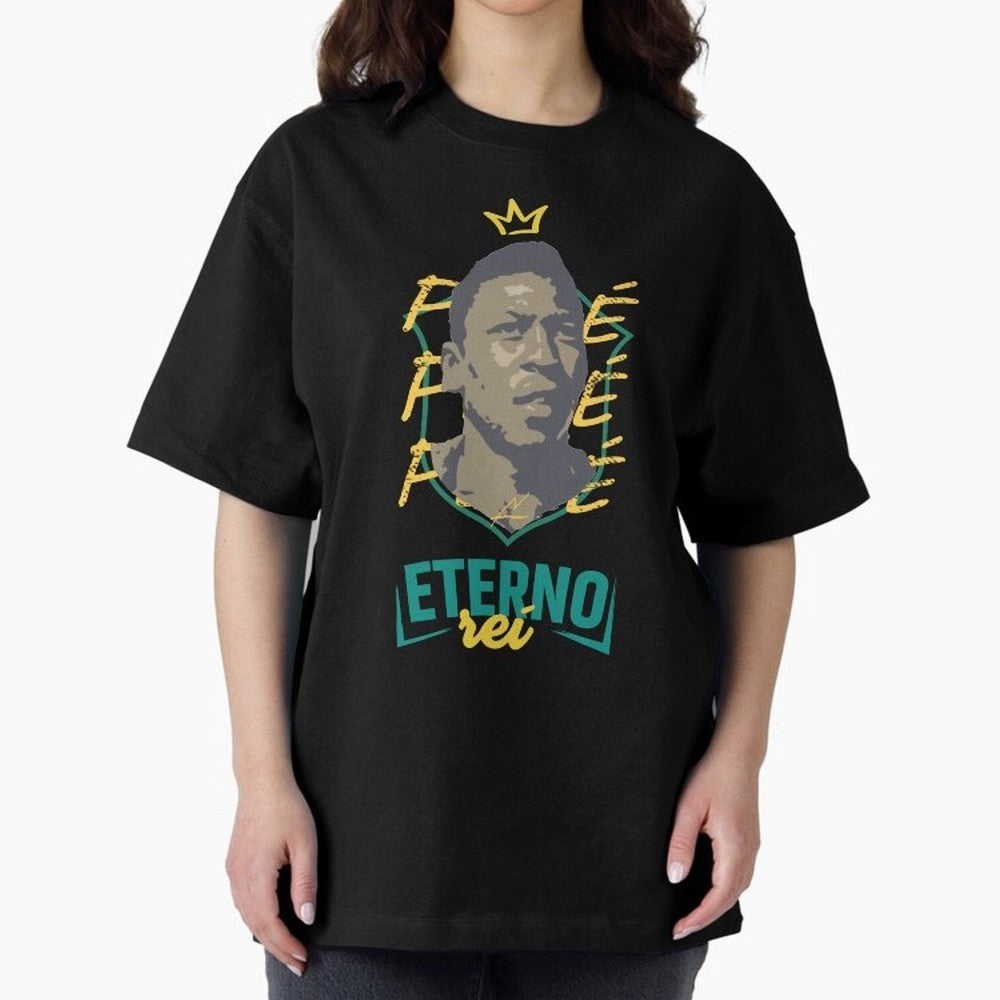 Messi and Neymar wearing a Pele t-shirt - Pel¨¦ Eterno - Pele Forever Rei Classic T-Shirt Support Your Favorite Stars during Global Football Passion for FIFA World Cup 2026, Connected to Messi, Spain and Netherlands, Football Festival Excitement,