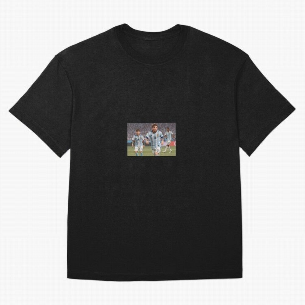 Messi Oversized T-Shirt Fuel Match Day Hype around FIFA World Cup 2026, Messi, Portugal, Spain and Germany, Global Supporter Spirit, Legendary Goals, National Colors and Tournament Celebration; Great for Watch Parties, Sports Bars, Family Nights,