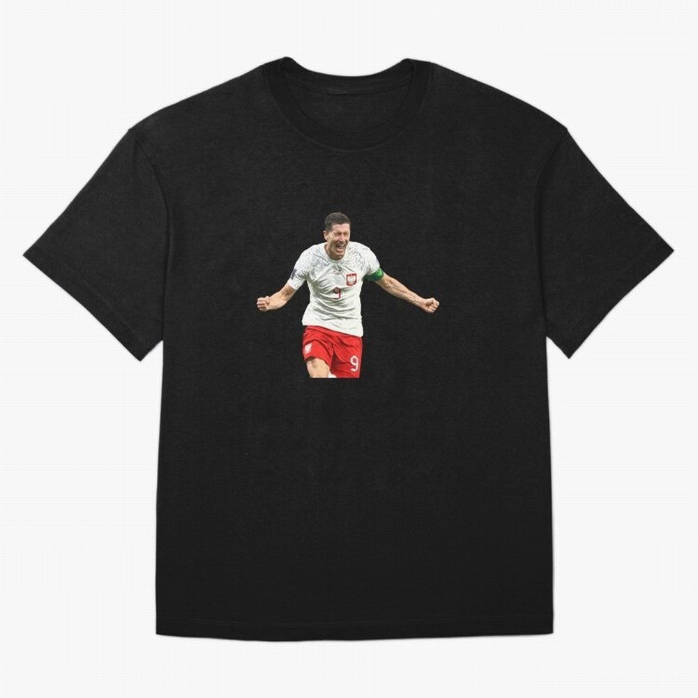 Robert Lewandowski Oversized T-Shirt Celebrate the Road through FIFA World Cup 2026 USA Canada Mexico Spirit, Centered on Germany, Cristiano Ronaldo, Haaland and CR7, Football History, Final Match Energy, Crowd Noise and Once in a Lifetime Moments;